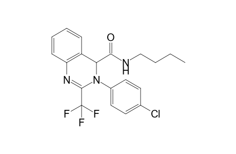 N-Butyl-3-(4-chlorophenyl)-2-(trifluoromethyl)-3,4-dihydroquinazoline-4-carboxamide