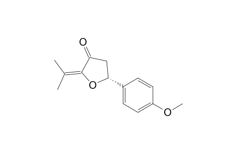 (5R)-2-(1-Methylethylidene)-3-oxo-5-(4-methoxyphenyl)tetrahydrofuran