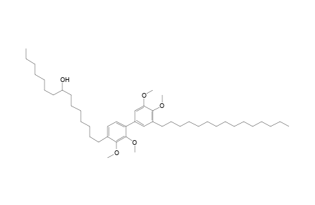 [1,1'-Biphenyl]octanol, .alpha.-heptyl-2,3,3',4'-tetramethoxy-3'(or 4)-pentadecyl-