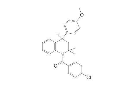 (4-chlorophenyl)-[4-(4-methoxyphenyl)-2,2,4-trimethyl-3H-quinolin-1-yl]methanone