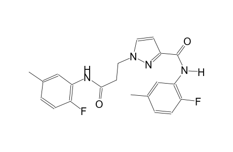 1H-pyrazole-1-propanamide, N-(2-fluoro-5-methylphenyl)-3-[[(2-fluoro-5-methylphenyl)amino]carbonyl]-