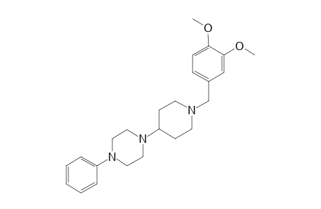 1-Phenyl-4-(1-veratryl-4-piperidyl)piperazine