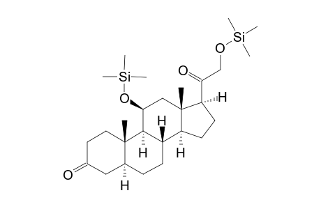 Bis(trimethylsilyl)- 5.alpha.-Pregnan-11.beta.,21-diol-3,20-one