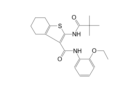 benzo[b]thiophene-3-carboxamide, 2-[(2,2-dimethyl-1-oxopropyl)amino]-N-(2-ethoxyphenyl)-4,5,6,7-tetrahydro-