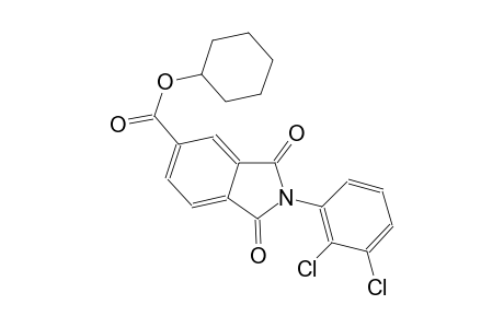 1H-isoindole-5-carboxylic acid, 2-(2,3-dichlorophenyl)-2,3-dihydro-1,3-dioxo-, cyclohexyl ester