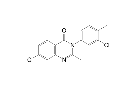 7-chloro-3-(3-chloro-p-tolyl)-2-methyl-4(3H)-quinazolinone