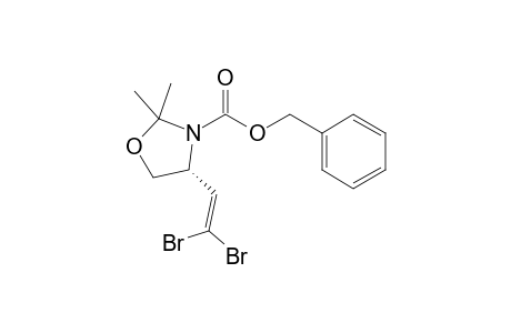(R)-2,2-Dimethyl-3-benzyloxycarbonyl-4-(2,2-dibromoethenyl)oxazolidine