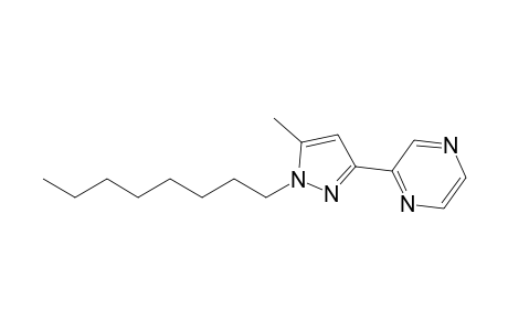 2-(5-Methyl-1-octylpyrazol-3-yl)pyrazine