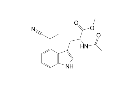 3-{2'-[(Methoxycarbonyl)-2'-(acetylamino)ethyl]-4-[1'-cyanoethyl]-pyrrol