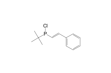 tert-Butyl-chloranyl-[(E)-2-phenylethenyl]phosphane