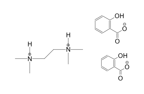 N~1~,N~1~,N~2~,N~2~-tetramethyl-1,2-ethanediaminium bis(2-hydroxybenzoate)