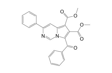 7-benzoyl-3-phenylpyrrolo[1,2-c]pyrimidine-5,6-dicarboxylic acid, dimethyl ester
