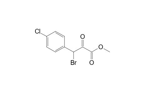 Methyl 3-bromo-3-(4'-chlorophenyl)-2-oxopropanoate
