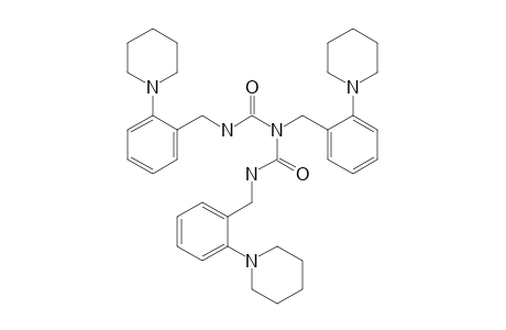 1,3,5-TRIS-(2-PIPERIDINOBENZYL)-BIURET