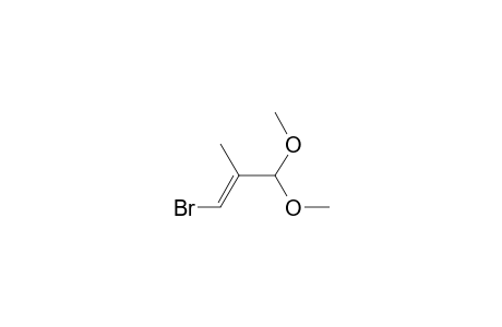 (E)-1-Bromo-3,3-dimethoxy-2-methyl-1-propene