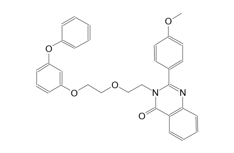 2-(4-methoxyphenyl)-3-{2-[2-(3-phenoxyphenoxy)ethoxy]ethyl}-4(3H)-quinazolinone