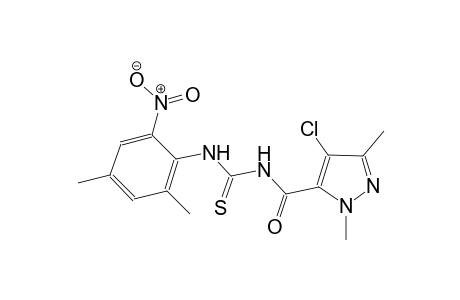 N-[(4-chloro-1,3-dimethyl-1H-pyrazol-5-yl)carbonyl]-N'-(2,4-dimethyl-6-nitrophenyl)thiourea