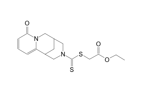 ethyl ({[(1S,9R)-6-oxo-7,11-diazatricyclo[7.3.1.0~2,7~]trideca-2,4-dien-11-yl]carbothioyl}sulfanyl)acetate