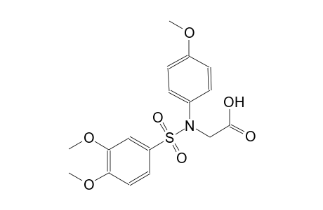 {[(3,4-dimethoxyphenyl)sulfonyl]-4-methoxyanilino}acetic acid