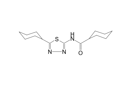 N-(5-cyclohexyl-1,3,4-thiadiazol-2-yl)cyclohexanecarboxamide