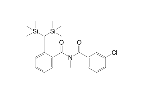 2-[bis(trimethylsilyl)methyl]-N-(3-chlorobenzoyl)-N-methyl-benzamide
