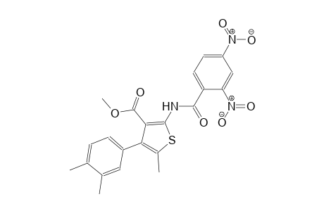 methyl 4-(3,4-dimethylphenyl)-2-[(2,4-dinitrobenzoyl)amino]-5-methyl-3-thiophenecarboxylate