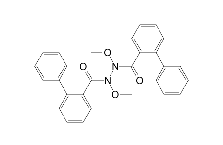 [1,1'-Biphenyl]-2-carboxylic acid, 2-([1,1'-biphenyl]-2-ylcarbonyl)-1,2-dimethoxyhydrazide