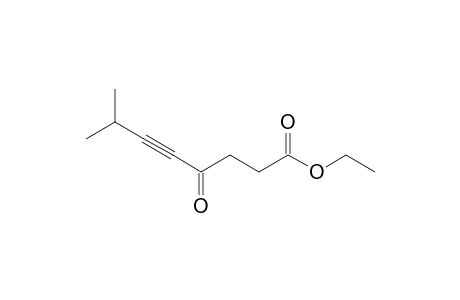 Ethyl 7-methyl-4-oxo-oct-5-yn-1-oate