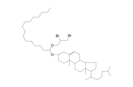 PALMICALDEHYDE, O-(2,3-DIBROMOPROPYL)-O-CHOLESTERYL-3 ACETAL