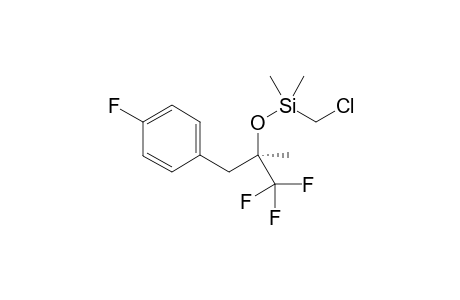 chloromethyl-dimethyl-[(1R)-2,2,2-trifluoro-1-[(4-fluorophenyl)methyl]-1-methyl-ethoxy]silane