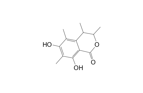 Isocoumarin, 3,4-dihydro-6,8-dihydroxy-3,4,5,7-tetramethyl-