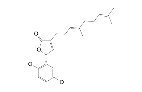 GANOMYCIN_I;3-(4,8-DIMETHYL-3,7-NONADIENYL)-(5-R)-(2,5-DIHYDROXYPHENYL)-2-(5-H)-FURANONE