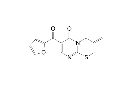 3-Allyl-5-(furan-2-carbonyl)-2-(methylthio)pyrimidin-4(3H)-one
