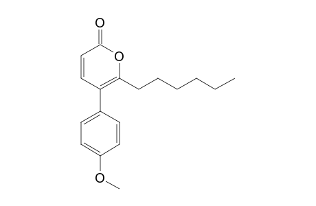 5-(4-Acetylphenyl)-6-hexyl-2H-pyran-2-one