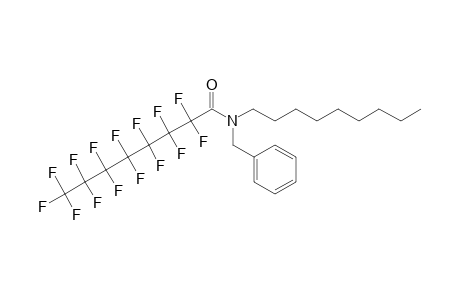 Pentadecafluorooctanoylamide, N-benzyl-N-nonyl-