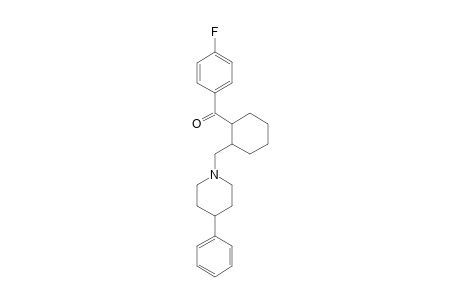 1-[(2'-(4"-Fluorobenzoylcyclohex-1'-yl)methylene]-4-phenylpiperidine