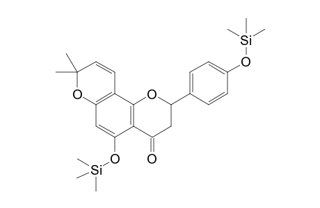 8,8-dimethyl-5-trimethylsilyloxy-2-(4-trimethylsilyloxyphenyl)-2,3-dihydropyrano[2,3-h]chromen-4-one