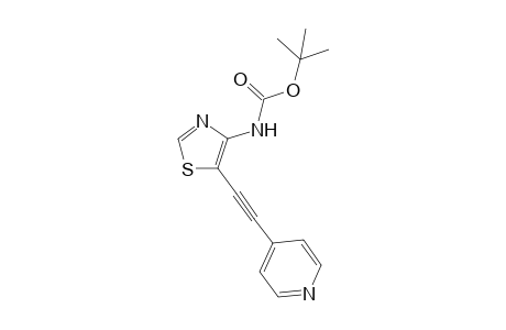 tert-Butyl N-{5-[(Pyridin-4-yl]ethynyl]-1,3-thiazol-4-yl}carbamate