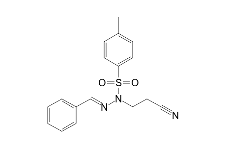 N-(2-cyanoethyl)-4-methyl-N-[(E)-(phenylmethylene)amino]benzenesulfonamide