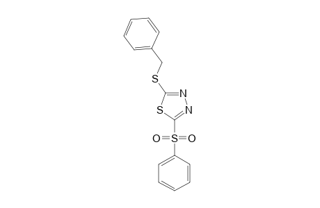 2-Phenylsulfonyl-5-benzylmercapto-1,3,4-thiadiazole