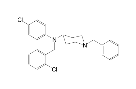 1-Benzyl-N-(2-chlorobenzyl)-N-(4-chlorophenyl)piperidin-4-amine
