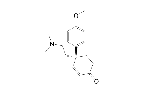 2-Cyclohexen-1-one, 4-[2-(dimethylamino)ethyl]-4-(4-methoxyphenyl)-, (R)-