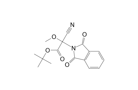 2H-Isoindole-2-acetic acid, .alpha.-cyano-1,3-dihydro-.alpha.-methoxy-1,3-dioxo-, 1,1-dimethylethyl ester, (.+-.)-