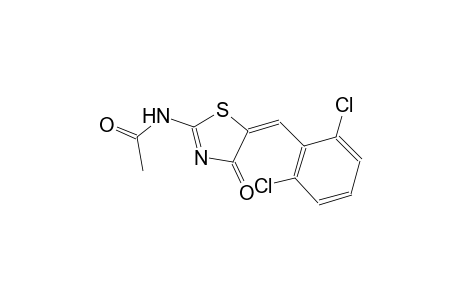 N-[(5E)-5-(2,6-dichlorobenzylidene)-4-oxo-4,5-dihydro-1,3-thiazol-2-yl]acetamide