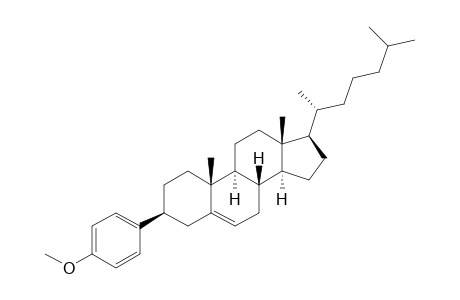 (3beta)-3-(4-methoxyphenyl)cholest-5-ene