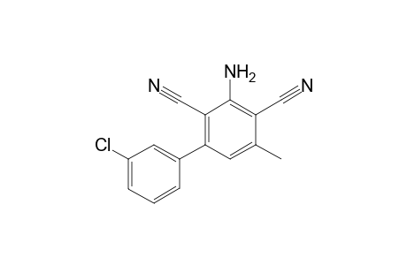 2,6-Dicyano-5-methyl-3-(3-chlorophenyl)aniline