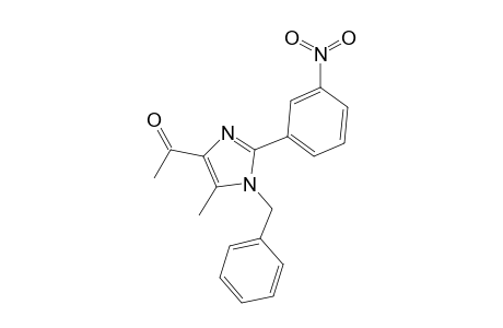 1-[1-Benzyl-5-methyl-2-(3-nitrophenyl)imidazol-4-yl]ethanone