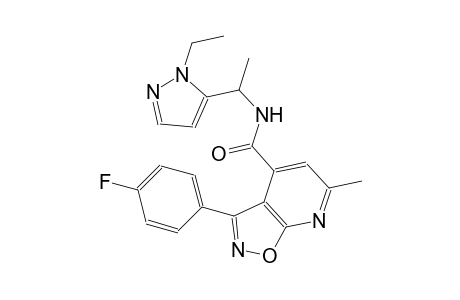 isoxazolo[5,4-b]pyridine-4-carboxamide, N-[1-(1-ethyl-1H-pyrazol-5-yl)ethyl]-3-(4-fluorophenyl)-6-methyl-