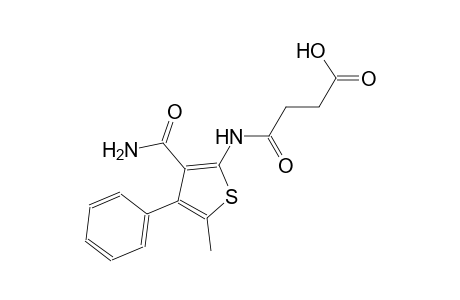 4-{[3-(aminocarbonyl)-5-methyl-4-phenyl-2-thienyl]amino}-4-oxobutanoic acid
