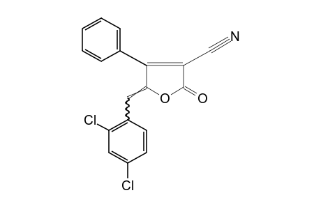 5-(2,4-DICHLOROBENZYLIDENE)-2,5-DIHYDRO-2-OXO-4-PHENYL-3-FURONITRILE